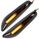 Piscas Laterais LED (2x) BMW E46/E6X/E8X/E9X/ Preto Fumado